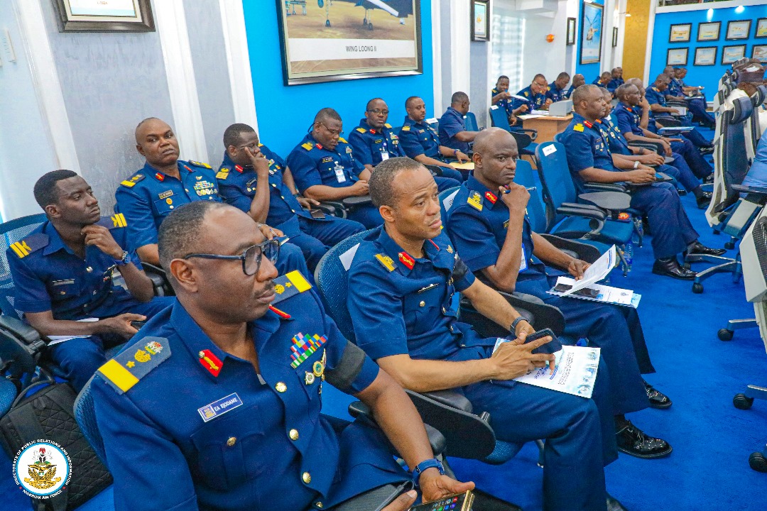 NigAirForce's tweet image. NAF targets 90% aircraft serviceability by Q4 2025 as CAS leads push for engineering reform
The Chief of the Air Staff (CAS), Air Marshal Hasan Bala Abubakar, has restated the Nigerian Air Force’s (NAF) firm resolve to enhance aircraft availability through sound maintenance…
