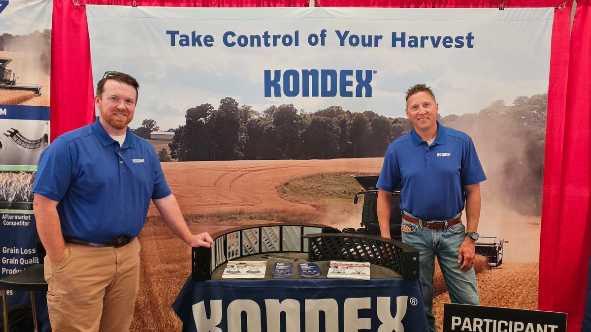 Take control of your harvest with <a href="/kondex/">Kondex Corp</a>! 

Jake Gross and Jeff Kotnick are on-site at #AIM25 (Booth SB91). Ask about their KX7 concaves and how they can help prevent grain loss! 

#Harvest25 #TakeControlofYourHarvest