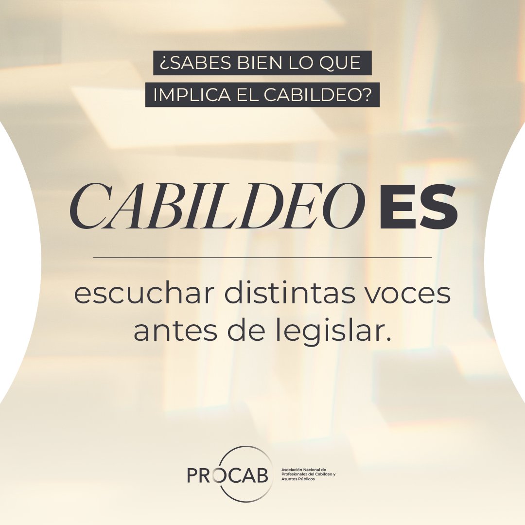 ProcabMexico's tweet image. Cabildeo es conversación.
Incorporar perspectivas diversas enriquece el diseño de políticas y fortalece la legitimidad del proceso legislativo.
Un cabildeo ético requiere escuchar y sumar voces.

#CabildeoEs #CabildeoResponsable #PROCAB