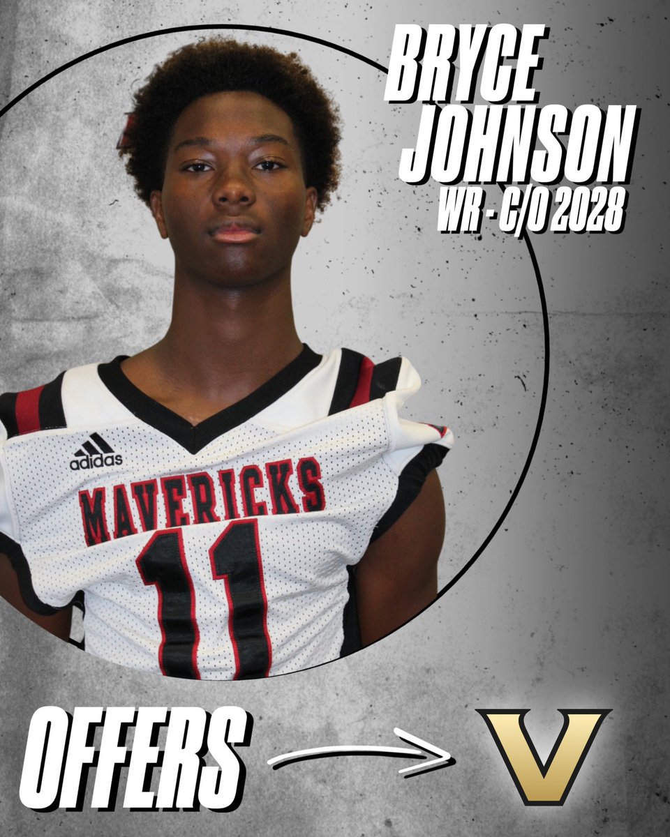 🚨 Prospect Alert 🚨
🏈 Bryce Johnson
📚 Class of '28 WR
📏 5’10” 155 lbs
⚡️4.44 - 40
🧠 3.75 GPA
<a href="/GHSMavericks/">Germantown Mavericks</a> 
#RecruitTheRanch #gomavs