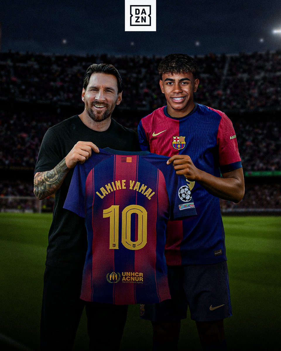 De uno que es leyenda... a otro que quiere serlo 💎

Lamine Yamal, el heredero del '10' del Barça 🔵🔴