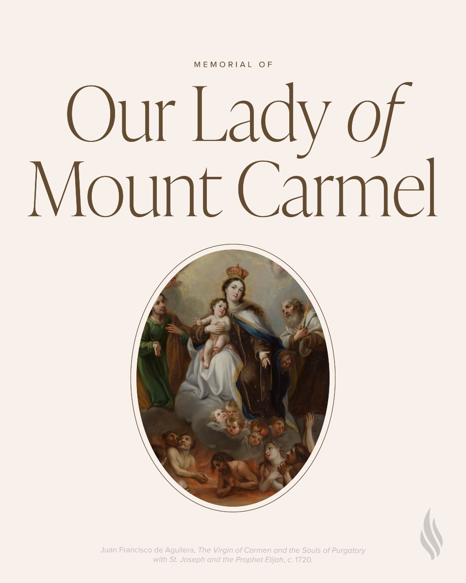 BishopBarron's tweet image. Our Lady of Mount Carmel, patroness of the Carmelite Order, pray for us!