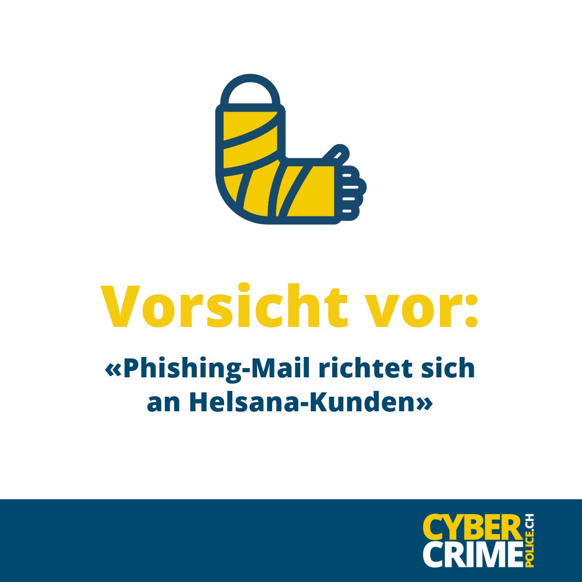 KapoZuerich's tweet photo. 🚨 Achtung Phishing: Gefälschte    
E-Mails im Namen der Helsanan AG! 

Weitere Informationen unter https://t.co/nl3C5AZpYa https://t.co/tQhLEzQAkj