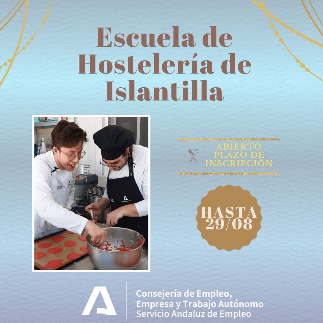 SAEmpleo's tweet image. 📢 ¡Plazo abierto para formarte en cocina y restaurante en la Escuela de Hostelería de Islantilla!
🗓 Hasta el 29/08/25
📍 Lepe (Huelva)
🆓 Formación gratuita para personas desempleadas
ℹ️ Restaurante f.mtr.cool/hzvgublmwg
ℹ️ Cocina f.mtr.cool/knljauzyzj
#SAE #Formación