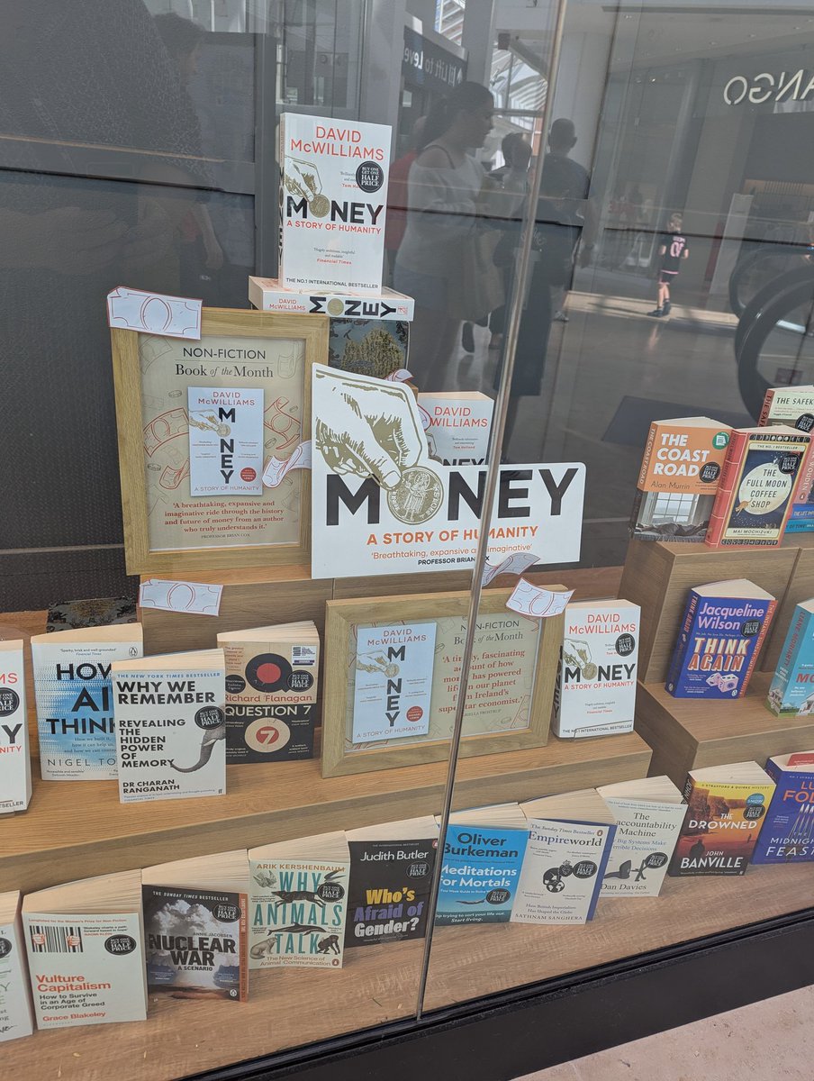 jvcdelaney's tweet image. Nice displays of @davidmcw book "Money: A story of humanity"
in @WFoyleside #Derry