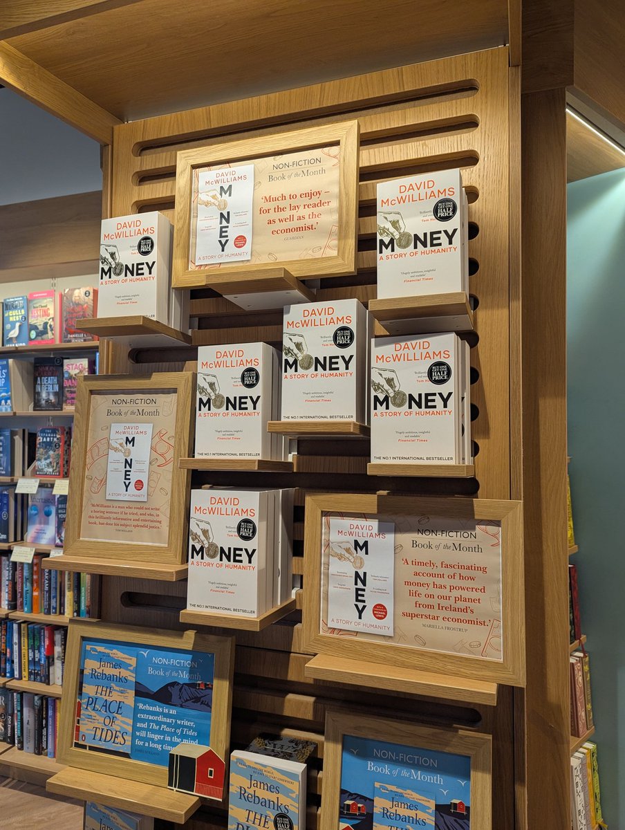jvcdelaney's tweet image. Nice displays of @davidmcw book "Money: A story of humanity"
in @WFoyleside #Derry