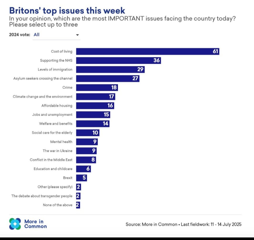 Despite all the hate, misinformation, and hyperbole from the gender-critical ideology movement, only 2% of Britons consider trans human rights a top issue.

That 2% will be trans people themselves, their friends and their families. 

<a href="/jk_rowling/">J.K. Rowling</a> must be very disappointed.