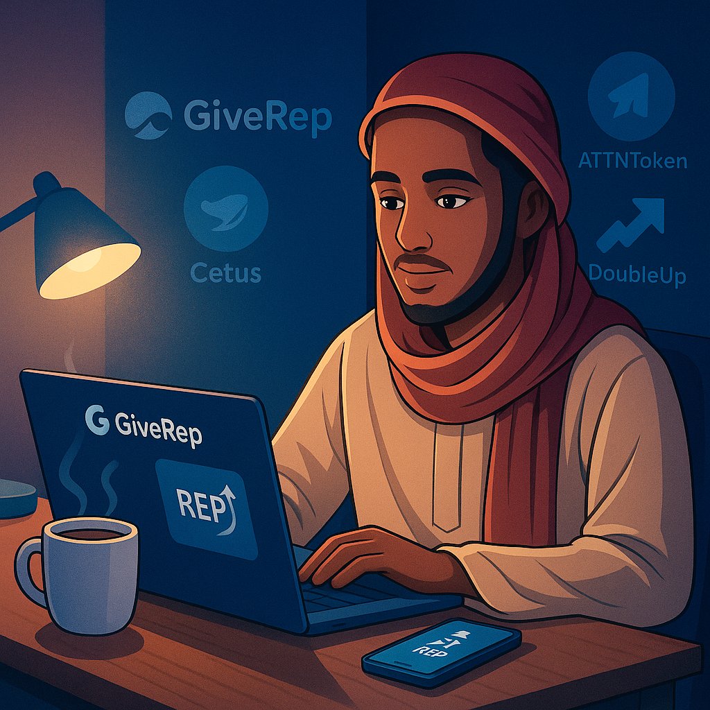 MAmeer0's tweet photo. Evening grind for REP!
Mudage da 
Yapping  Din @GiveRep 
Mucigaba da farming din @GiveRep
Koda comment ɗaya ne, idan hard tag ne → ka na iya samun $REP 💰
Don't joke with your $Rep  post, repost, and engage 🔁💬
REP today, opportunity tomorrow!
#GiveRep #REPBuilder #Web3Nigeria https://t.co/73veXiiOed