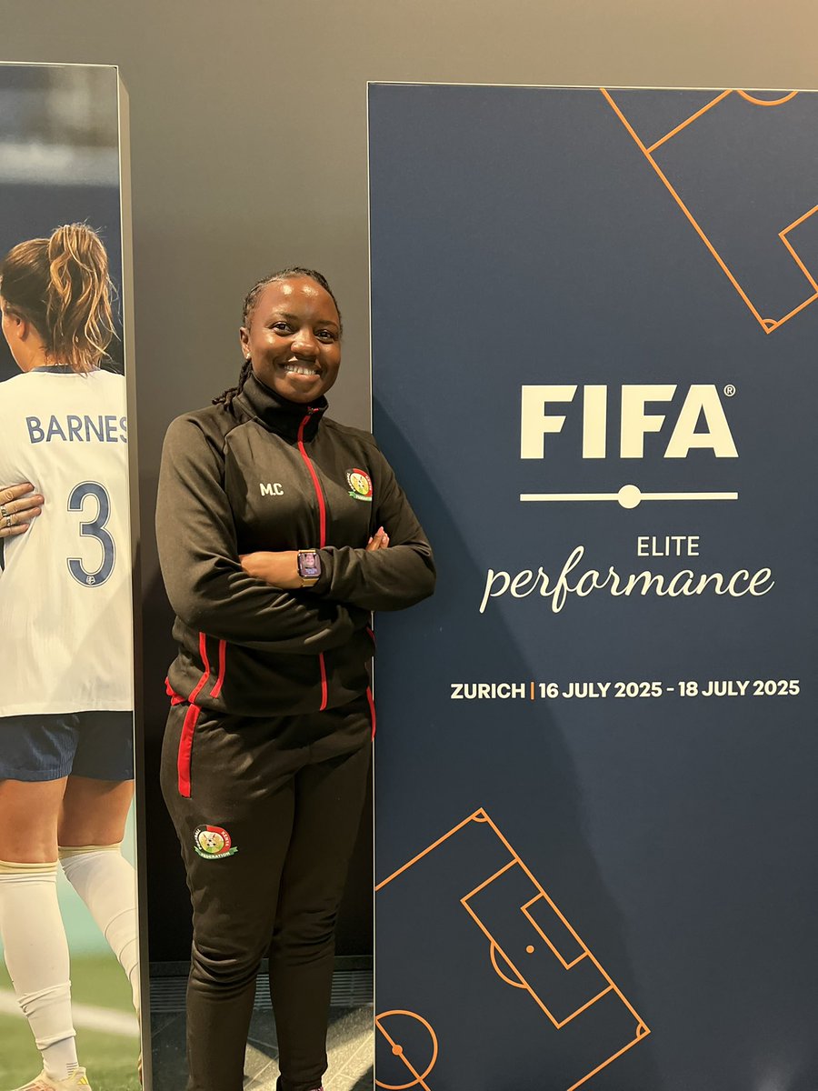 mildred_cheche's tweet photo. Privileged to be selected and be part of the FIFA Elite Performance Coach Mentorship Program in Zurich, Switzerland that plays a crucial role in the development of coaches. Thank you to FIFA and Football Kenya Federation for supporting the growth of upcoming women coaches. https://t.co/ufSEPwgFT8