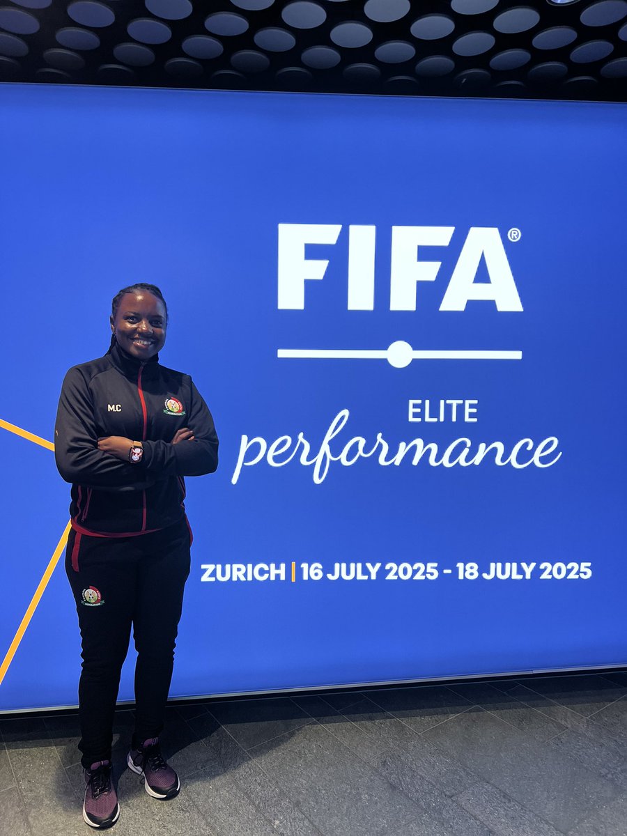 Privileged to be selected and be part of the FIFA Elite Performance Coach Mentorship Program in Zurich, Switzerland that plays a crucial role in the development of coaches. Thank you to FIFA and Football Kenya Federation for supporting the growth of upcoming women coaches.