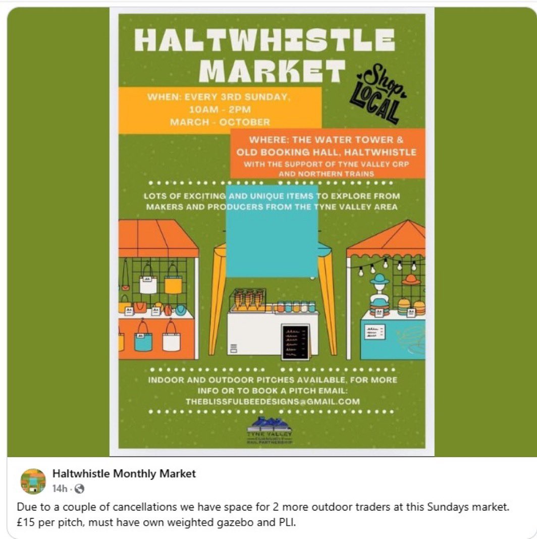 #Haltwhistle Market