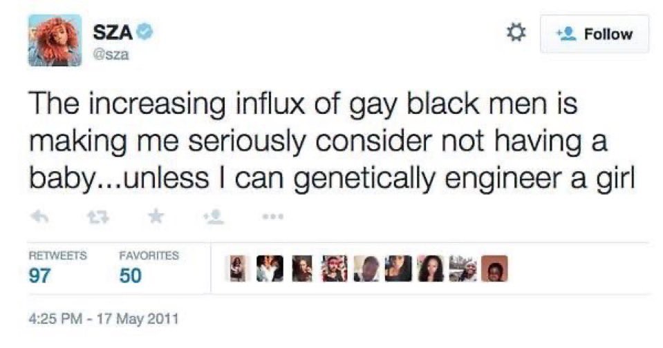 sza was so crazy for this omfg