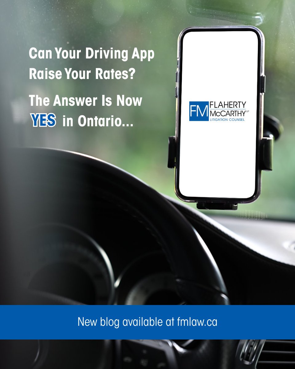 FlahertyLlp's tweet photo. Your driving habits could now save – or cost – you more than ever before. https://t.co/UB7CzWmQ0P https://t.co/umc1mYxRMQ