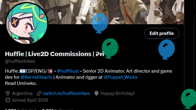 Huffie | Live2D Commissions | Ꭾฬ tweet media
