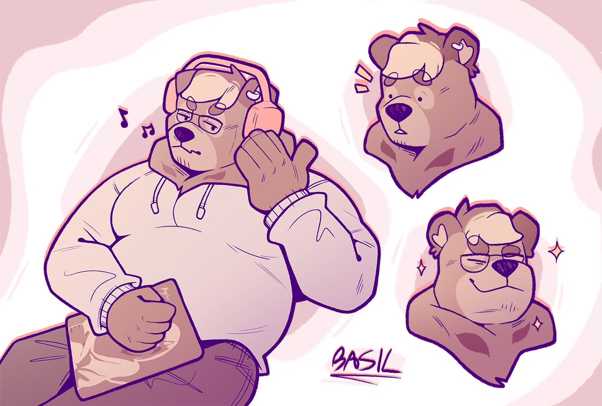 ✨Bear✨
Commission for <a href="/fruit_bowl_k/">🌿 basil 🐻</a>!