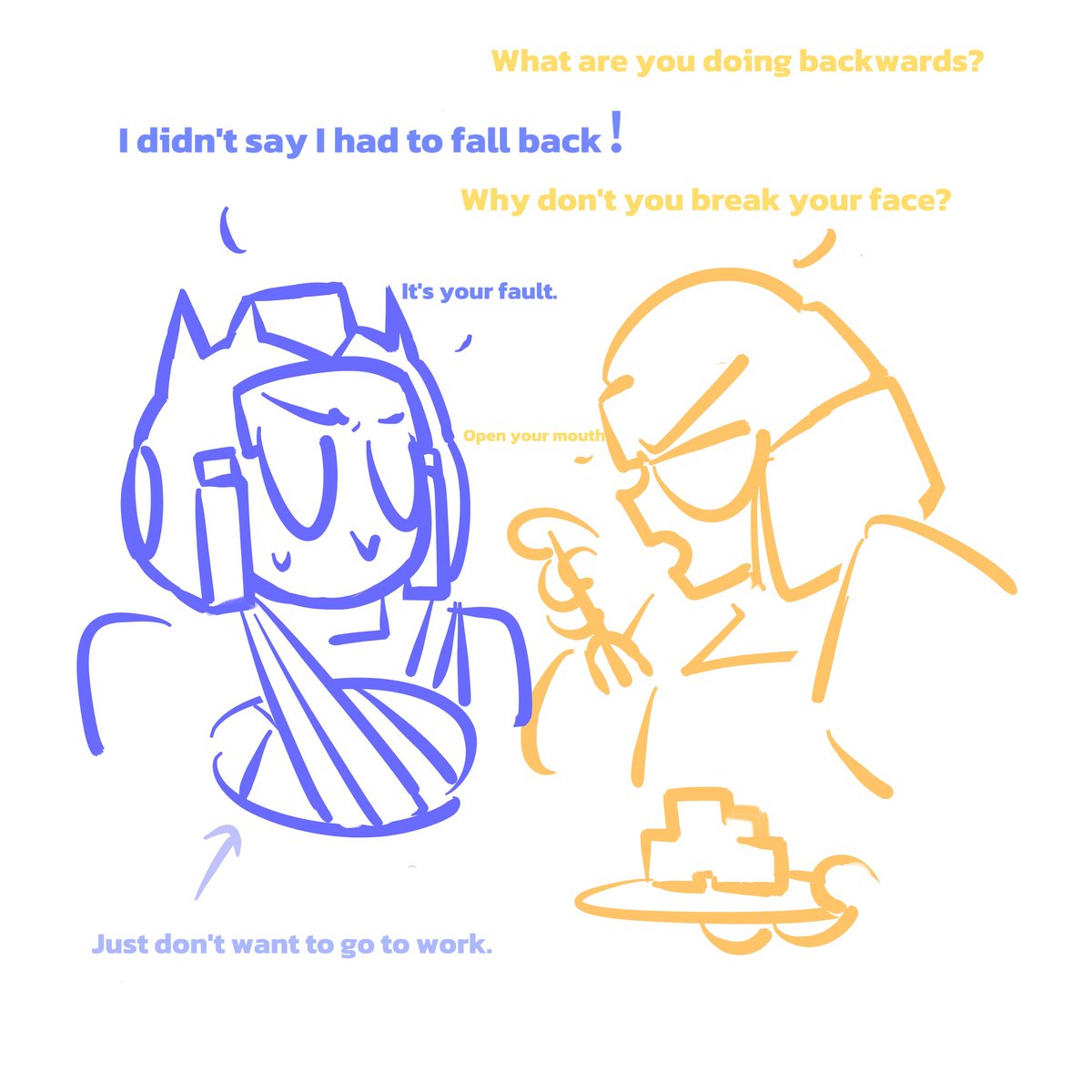 Relti_AH's tweet image. #megop #Transformers #OptimusPrime #Megatron #mop
"Just don't want to go to work."