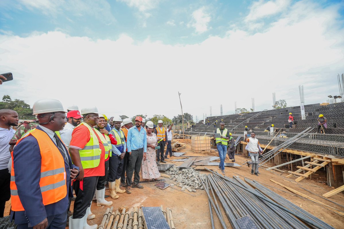 I have today assessed the ongoing construction of the Ithookwe Stadium in Kitui County, a flagship infrastructure project that is set to host the 2025 Mashujaa Day national celebrations this October.

In just three weeks, the contractor has completed 15% of the work, a