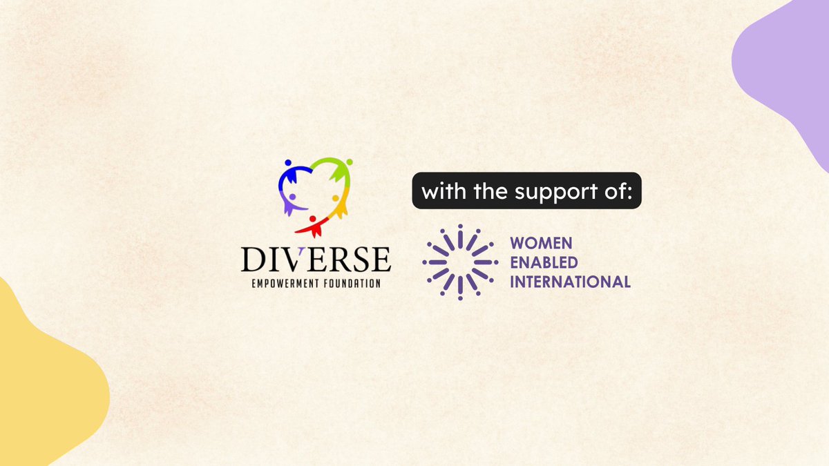 Diverse Empowerment (@diverseempower2) on Twitter photo 🌍 Disability Pride Month 2025 is HERE!
We’re celebrating Power, Pride & Possibility – Pride in Every Identity with support from <a href="/WomenEnabled/">Women Enabled International</a> and brilliant disabled leaders worldwide.
💪🏾 Disabled voices
🌈 Intersectional identities
✨ Joy, justice & access 🌍 Disability Pride Month 2025 is HERE!
We’re celebrating Power, Pride & Possibility – Pride in Every Identity with support from <a href="/WomenEnabled/">Women Enabled International</a> and brilliant disabled leaders worldwide.
💪🏾 Disabled voices
🌈 Intersectional identities
✨ Joy, justice & access