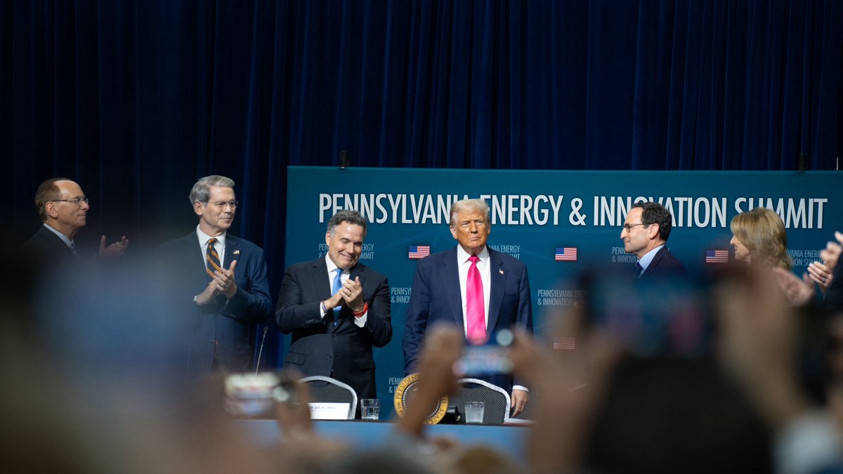 EPA's tweet image. Yesterday, @EPALeeZeldin was in Pittsburgh alongside @POTUS to participate in @SenMcCormickPA’s Pennsylvania Energy and Innovation Summit held at Carnegie Mellon University. At the summit, industry leaders announced over $90 billion in investments in the Keystone State, creating…
