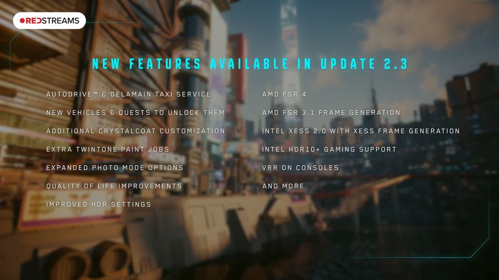 Remember when CDPR said it's done updating Cyberpunk?

I'm glad they LIED