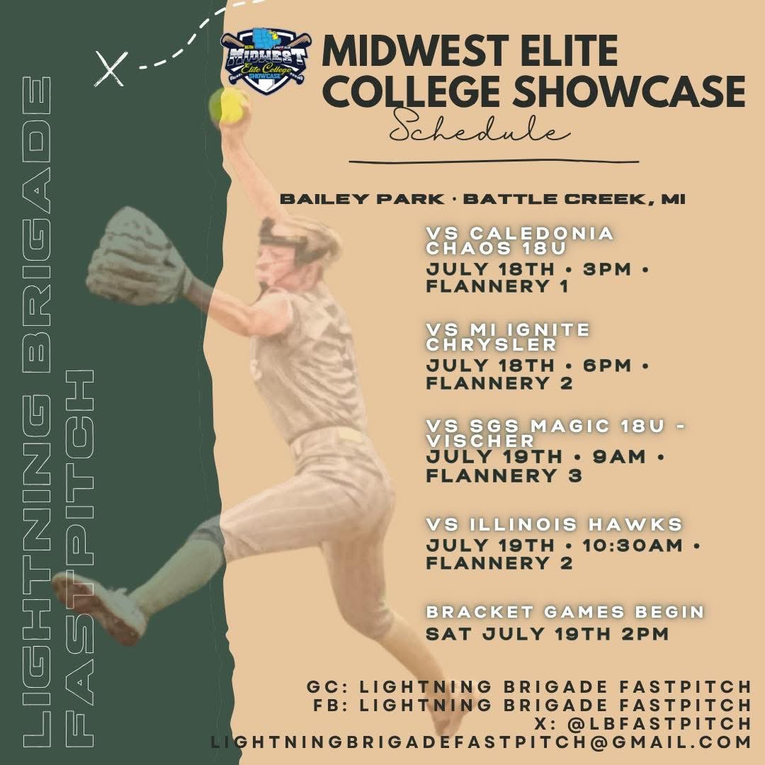 One Last Showdown!
After a season full of hustle, heart, and hard hits, our team is heading into our FINAL tournament of the season this weekend in Battle Creek, Michigan * Tune in and cheer us on as we make one last run for the win!
#lightningbrigade #fastpitchsoftball