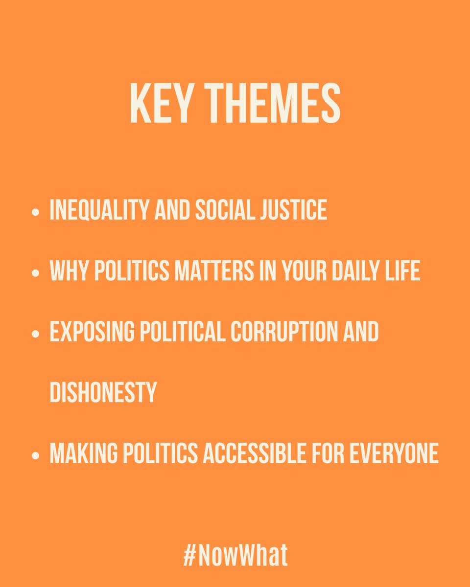 carolvorders's tweet image. MY NEW POLITICAL PAPERBACK OUT NOW!
It’s time to talk about politics, because politics affects EVERYTHING. From your health, education and job security to your safety, home, and family’s future, every decision counts.
In my book #NowWhat, I share how politics shaped my own…