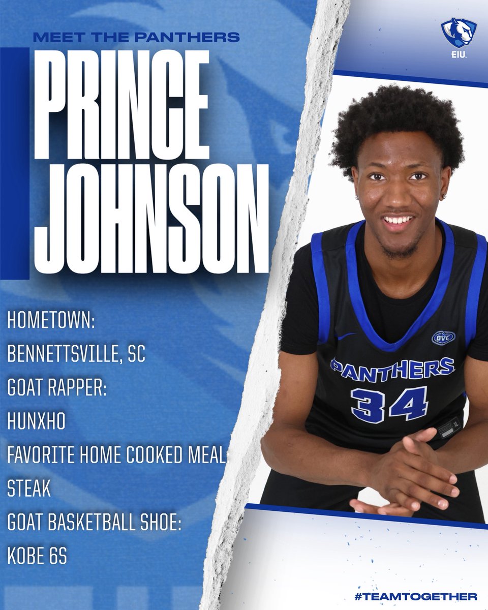eiubasketball's tweet image. On today’s episode of Meet the Panthers: Prince Johnson! 🔥💪