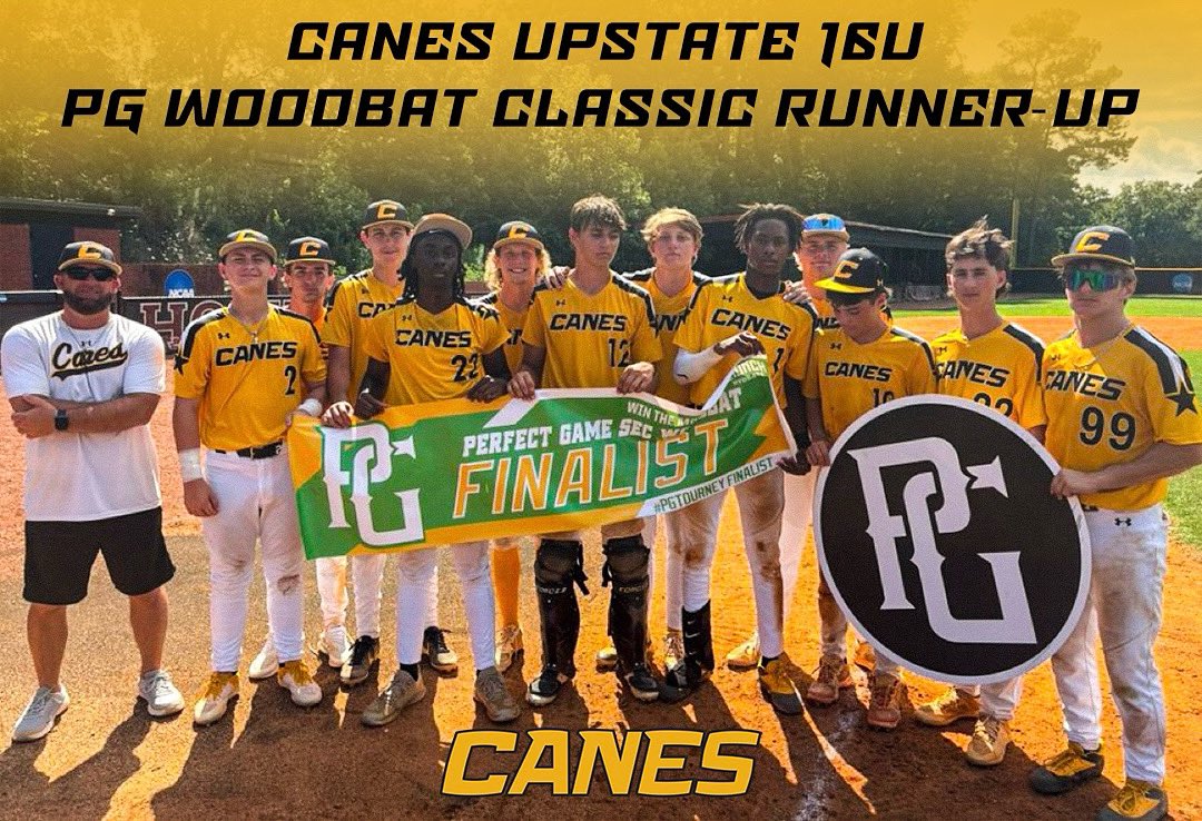 Canes Baseball (@thecanesbb) on Twitter photo Congrats to Canes Upstate 16u on their runner-up finish in the <a href="/PerfectGameUSA/">Perfect Game USA</a> Woodbat Classic!
#thecanes #DifferentBrandOfBaseball Congrats to Canes Upstate 16u on their runner-up finish in the <a href="/PerfectGameUSA/">Perfect Game USA</a> Woodbat Classic!
#thecanes #DifferentBrandOfBaseball
