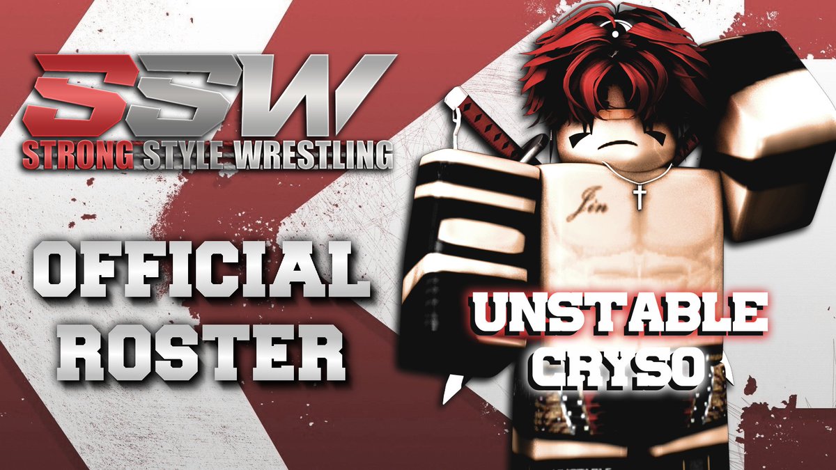 ⛓️ BREAKING NEWS ⛓️

Strong Style Wrestling is pleased to announce that we have signed <a href="/UnstableCryso/">Unstable Cryso</a> to the roster. The future of Strong Style looks brighter each day!

Catch him on his SSW debut THIS SUNDAY at 5PM EST!

#SSW2025 ⛓️