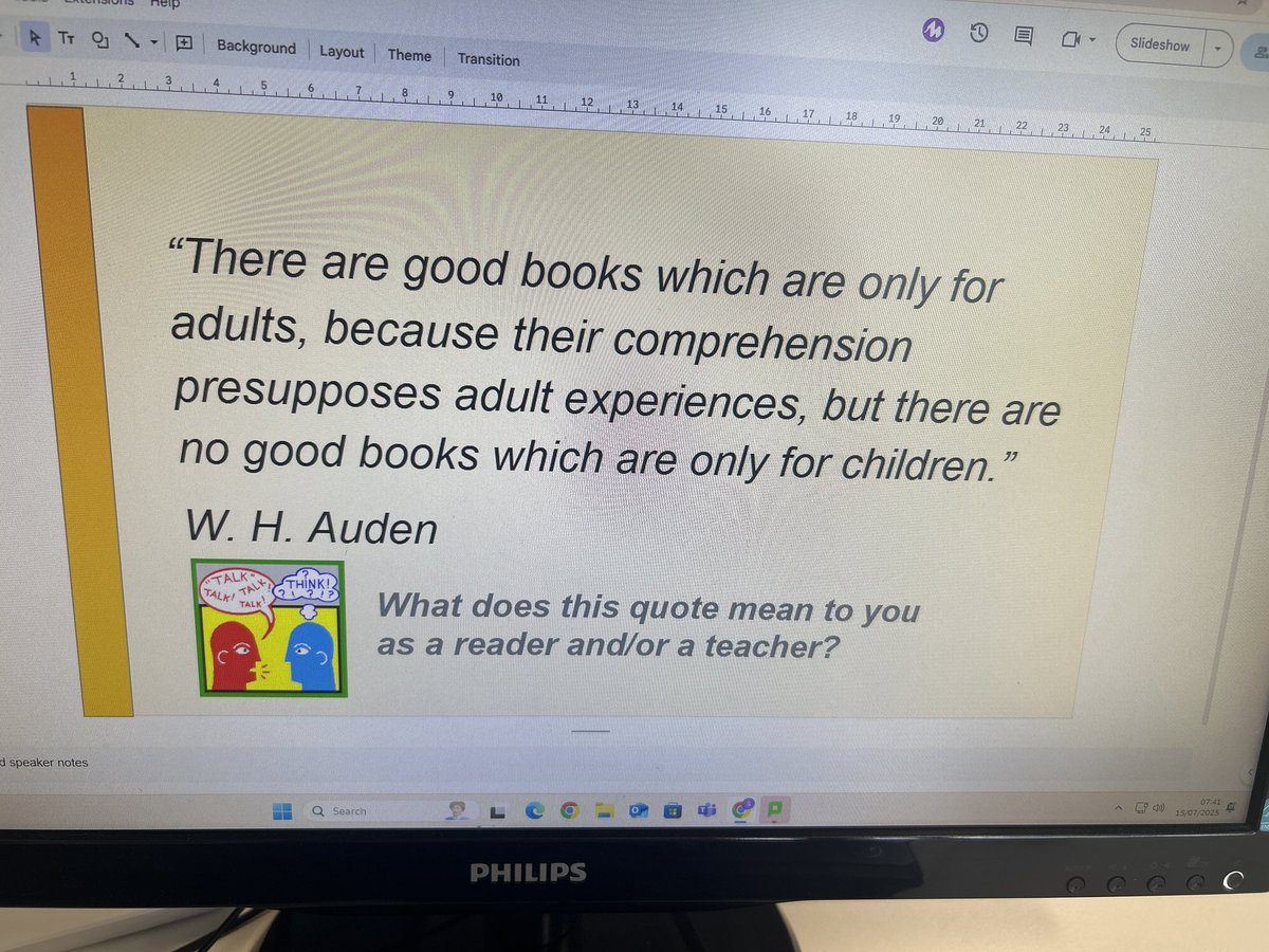 sam_creighton's tweet image. Led my final &amp;amp; fave training of the year yday, giving staff time to talk about books (Qs like &apos;Which book do you wish you could read again for the first time?&apos; &amp;amp; &apos;What book do you love more than everyone else?&apos;) &amp;amp; they got to choose a summer read 👏 📚 ❤️ @The_UKLA @OpenUni_RfP