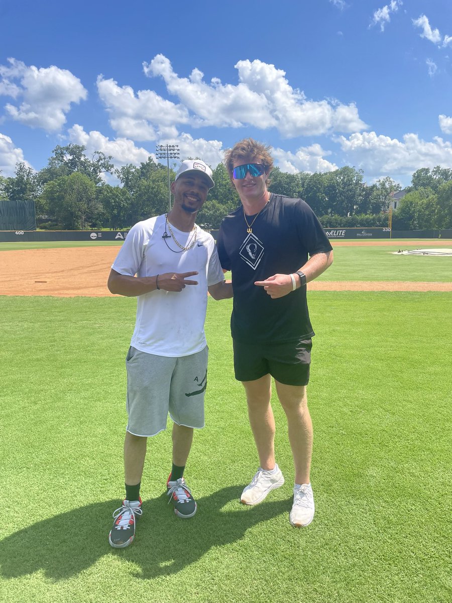 Enjoyed working with <a href="/mookiebetts/">Mookie Betts</a> today!