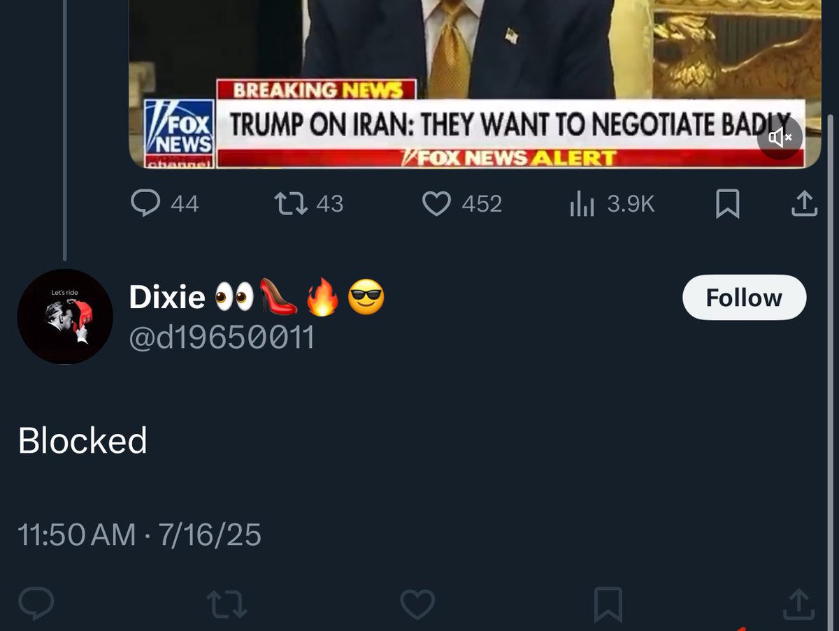I find it wild that people are literally blocking me for saying that I want sex traffickers convicted and put in prison.

If we can’t have an open conversation about our expectations of the administration, then what the fuck do you expect to happen?