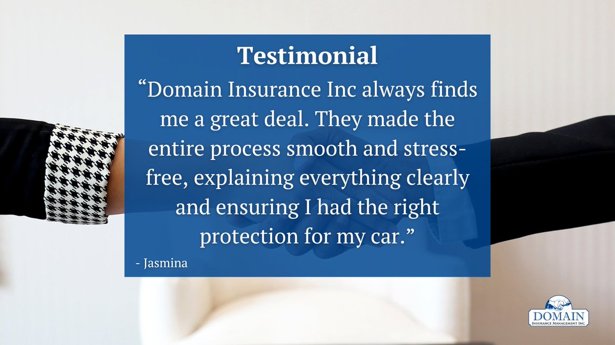 DomainInsure's tweet image. Thank you, Jasmina! #DomainInsurance #IndependentInsurance