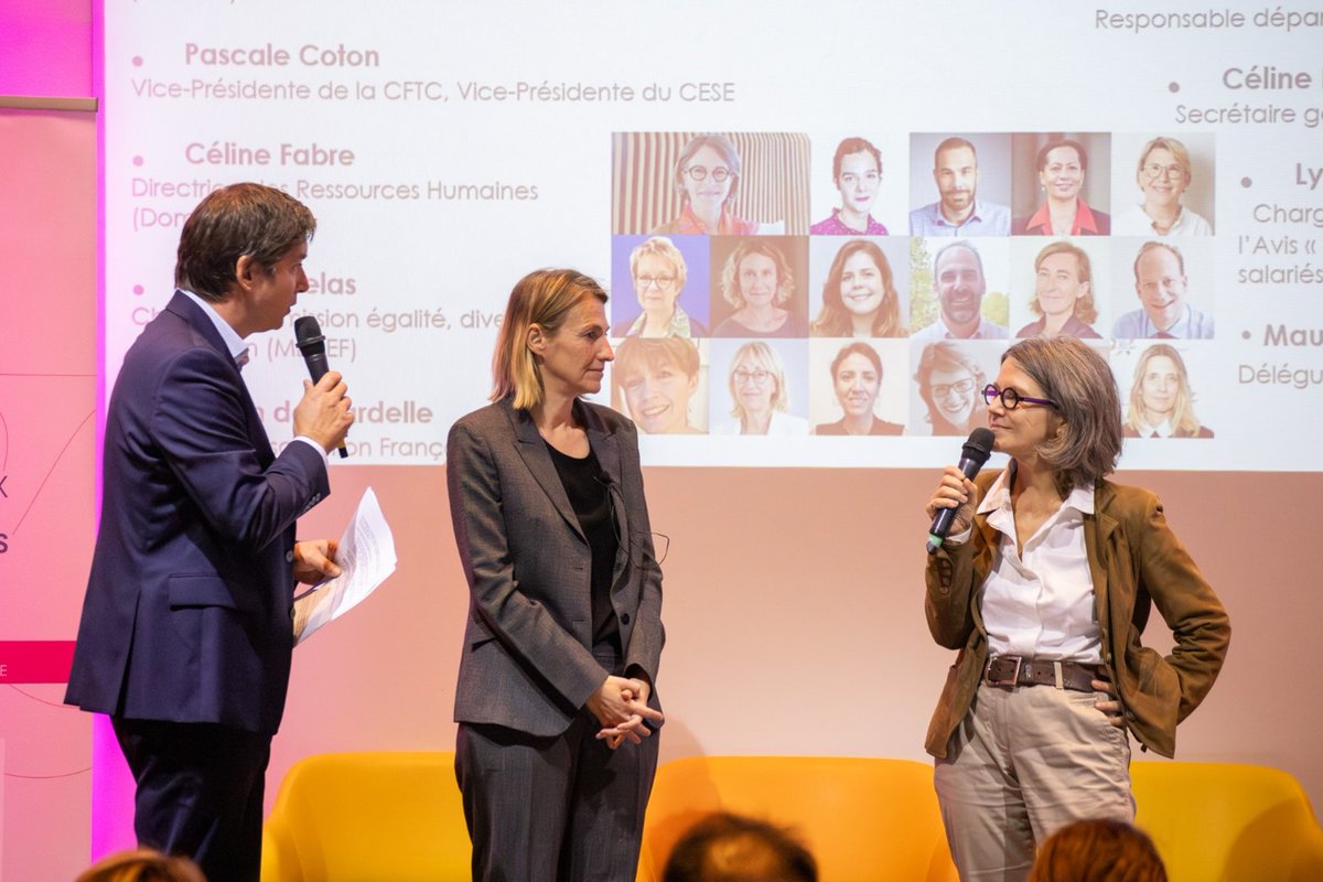 Audiens (@groupeaudiens) on Twitter photo 🧐 Connaissez-vous le lauréat de la dernière édition du Prix #Entreprise et #salariés #aidants ?
🏆 <a href="/AstridPanosyan/">Astrid Panosyan-Bouvet</a>-Bouvet, ministre auprès de la ministre du #Travail, de la #Santé, des #Solidarités et des #Familles, chargée du Travail et de l'#Emploi et Blandine Langlois, 🧐 Connaissez-vous le lauréat de la dernière édition du Prix #Entreprise et #salariés #aidants ?
🏆 <a href="/AstridPanosyan/">Astrid Panosyan-Bouvet</a>-Bouvet, ministre auprès de la ministre du #Travail, de la #Santé, des #Solidarités et des #Familles, chargée du Travail et de l'#Emploi et Blandine Langlois,