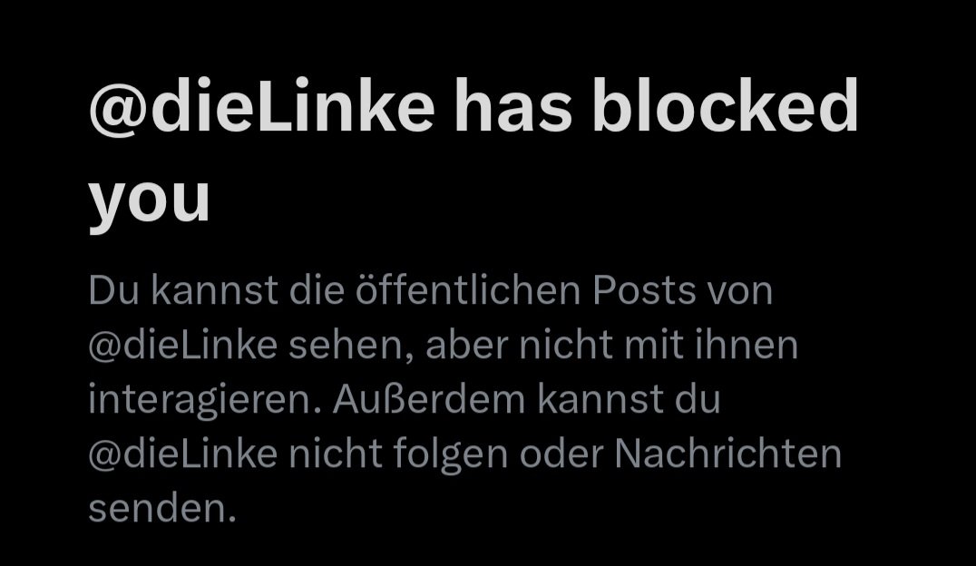 nix_is_gwiss's tweet photo. @Ella_von_T Spieglein, Spieglein an der Wand wo ist die größte Doppelmoral im ganzen Land.
Warum Linke und Grüne das Gefühl haben, Teil einer großen Mehrheit zu sein?
Widerspruch wird einfach aus der Blase rausgeblockt.
🤡
#FeeSpeech https://t.co/v6XWcz4TQO