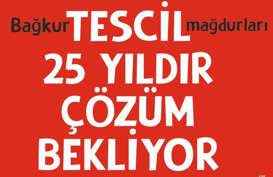 yaprak (@ciceks68601115) on Twitter photo <a href="/alialmdrglu_/">Ali ALEMDAROĞLU</a> Tam 25 senedir 1479/24.25.26 Kanunlar çiğnenerek #TESCİLİMİZ Elimizden Alındı Sgk Sistemindeki 100 yıllık cumhuriyet tarihinin en büyük #HAK Kaybı yaşatılıyor‼️
#BağkurTescilMağdurları
<a href="/Akparti/">AK Parti</a>
<a href="/MHP_Bilgi/">MHP</a>
<a href="/herkesicinCHP/">CHP 🇹🇷</a>
<a href="/devapartisi/">DEVA Partisi</a>
#Yazıktır #Haktır
#BağkuraTESCİL
<a href="/tcbestepe/">T.C. Cumhurbaşkanlığı</a> <a href="/alialmdrglu_/">Ali ALEMDAROĞLU</a> Tam 25 senedir 1479/24.25.26 Kanunlar çiğnenerek #TESCİLİMİZ Elimizden Alındı Sgk Sistemindeki 100 yıllık cumhuriyet tarihinin en büyük #HAK Kaybı yaşatılıyor‼️
#BağkurTescilMağdurları
<a href="/Akparti/">AK Parti</a>
<a href="/MHP_Bilgi/">MHP</a>
<a href="/herkesicinCHP/">CHP 🇹🇷</a>
<a href="/devapartisi/">DEVA Partisi</a>
#Yazıktır #Haktır
#BağkuraTESCİL
<a href="/tcbestepe/">T.C. Cumhurbaşkanlığı</a>