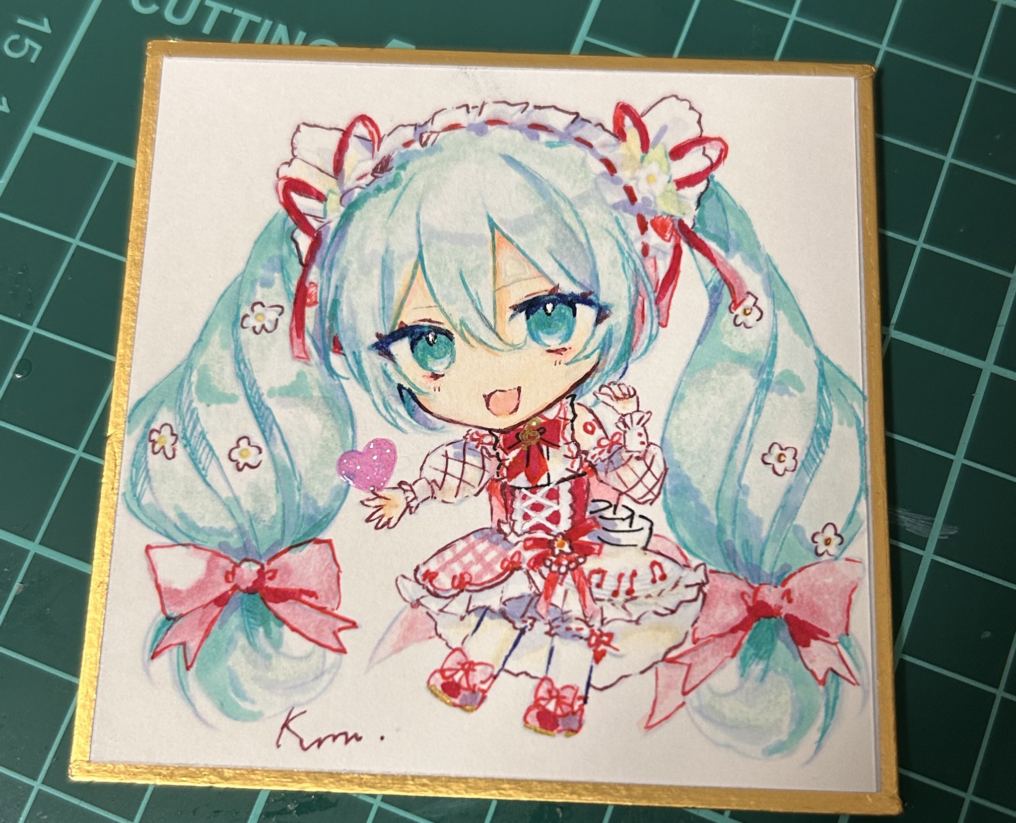 ♢豆色紙のイラスト♢ 豆色紙(手描き)イラスト販売開始いたしました✨それぞれ1点もの