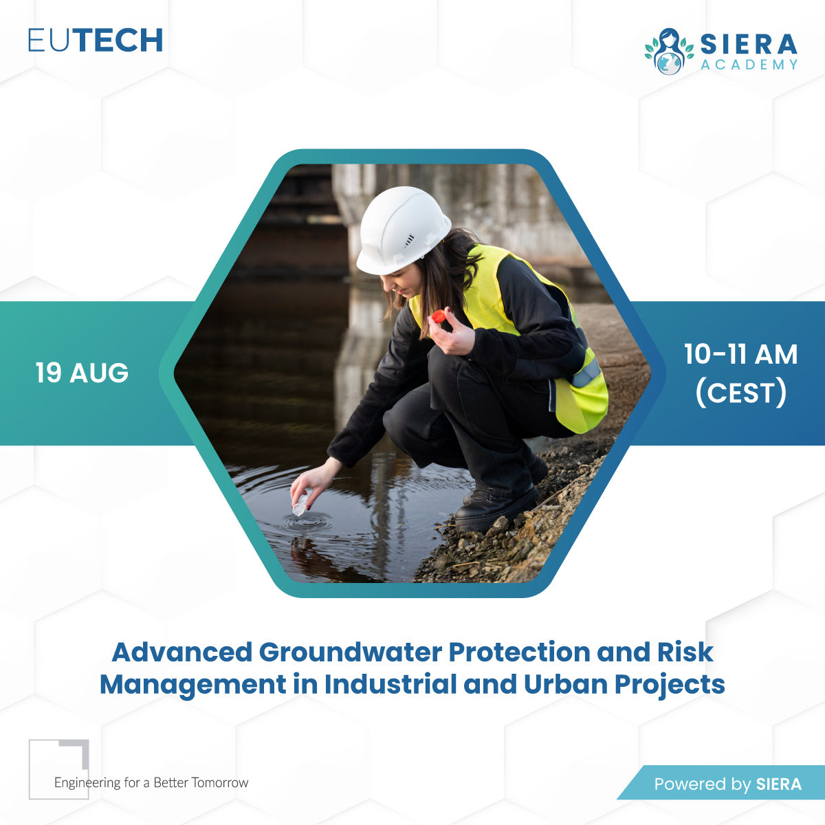 Join our webinar on August 19th to explore advanced groundwater protection and risk management strategies in urban and industrial projects.

📅 10-11 AM CEST

🔗 Register: events.teams.microsoft.com/event/674574ad…

#SIERA #SIERAAlliance #EngineeringForABetterTomorrow #GroundwaterProtection