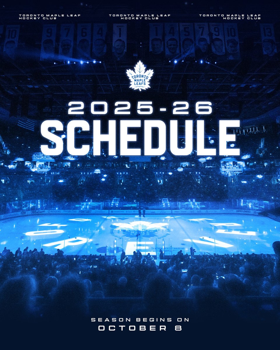 MapleLeafs's tweet image. 🗓️Counting down the days…
2025-26 season schedule ℹ️ nhl.com/mapleleafs/new…