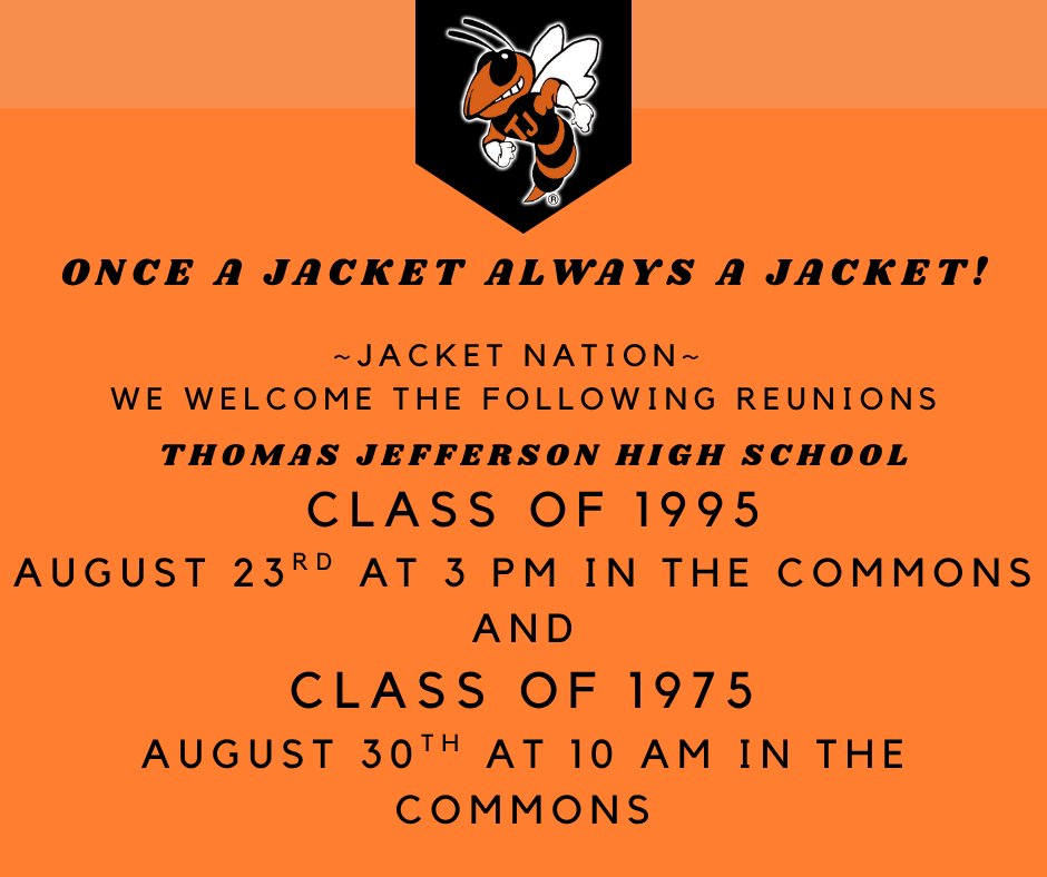 Jackets celebrating their 30th and 50th year reunions!