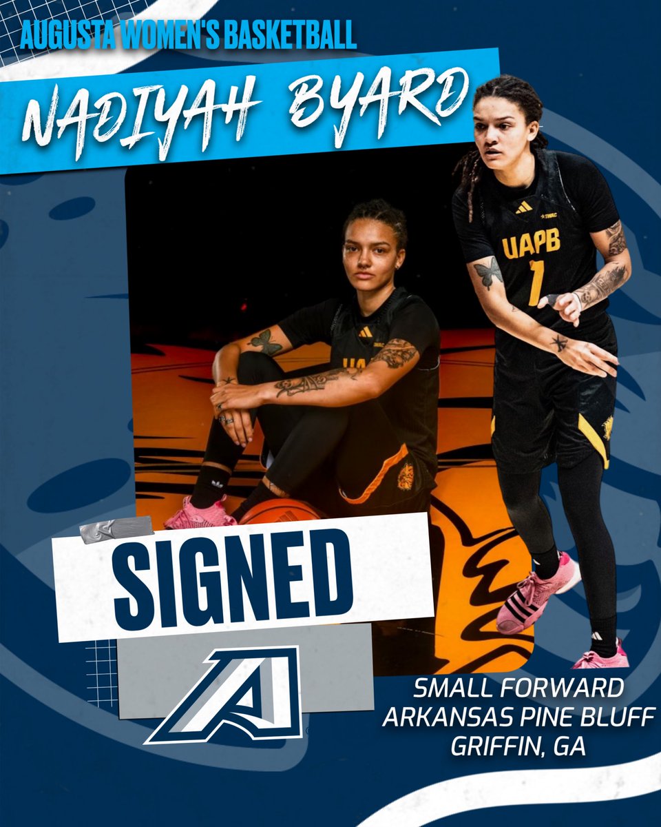 Anotha one! Welcome to the Jag family <a href="/Nadiyahbyard/">nadiyah!</a>!! 💙🐾

#AUWBB #WBB #AU