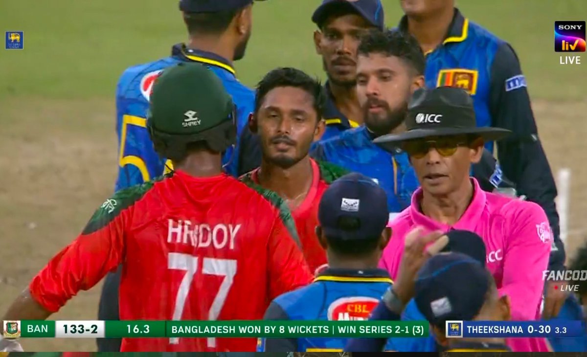 🚨 BANGLADESH CREATED HISTORY 🚨 

- Bangladesh for the first time ever won a T20I series against Sri Lanka in History. 🤯 

#SLvsBAN