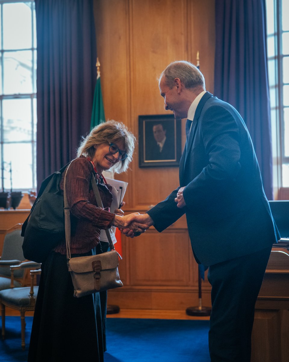 MichealMartinTD's tweet image. Met with @amnesty Sec Gen @AgnesCallamard today.
Reiterated Ireland’s commitment to human rights across the world and discussed the catastrophe in Gaza, and the need for an immediate resumption of humanitarian aid.