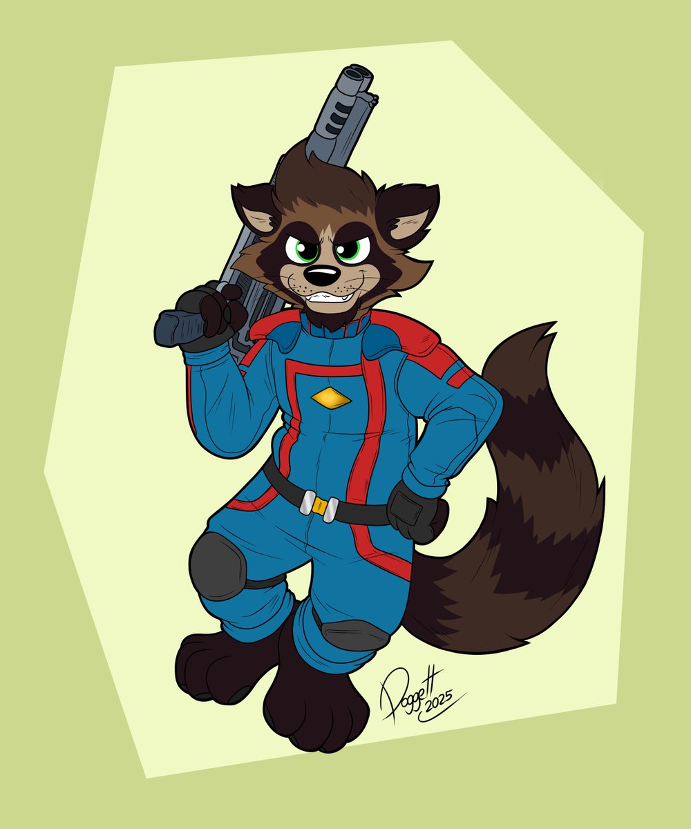 Chibi Mr. Light
Art for Mr. Light

#furryart #art #furry #rocketraccoon
