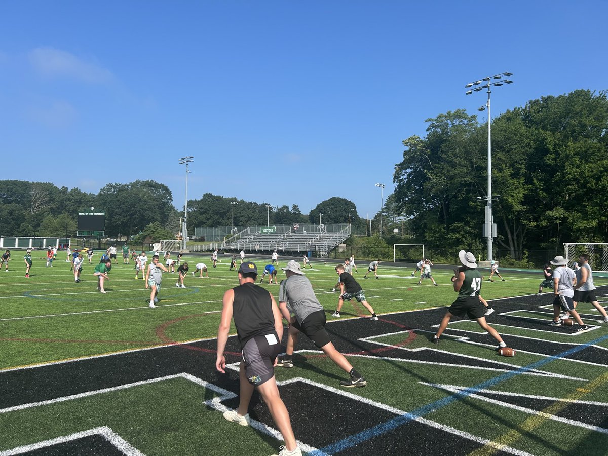 MikeRedding1's tweet image. 36th Annual Youth Football Camp being held on Alumni Field in Mansfield! Despite the heat, young guys are working hard and future looks bright for the Hornets for many years to come!
