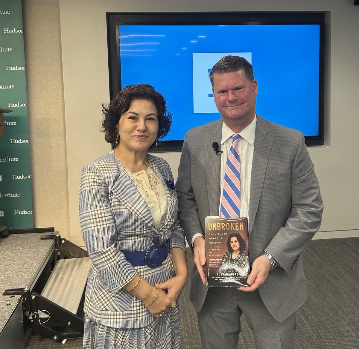 Rushan Abbas (@rushanabbas) on Twitter photo This morning, <a href="/AHakimIdris/">Abdulhakim Idris</a> and I had the honor of attending the Hudson Institute’s event, “After the Fall: Planning for a Post-Communist China,” joined by remarkable, leading voices confronting CCP’s authoritarianism, lead by Dr. Miles Yu (<a href="/milesyu10/">MilesYu 余茂春</a>) distinguished historian and This morning, <a href="/AHakimIdris/">Abdulhakim Idris</a> and I had the honor of attending the Hudson Institute’s event, “After the Fall: Planning for a Post-Communist China,” joined by remarkable, leading voices confronting CCP’s authoritarianism, lead by Dr. Miles Yu (<a href="/milesyu10/">MilesYu 余茂春</a>) distinguished historian and