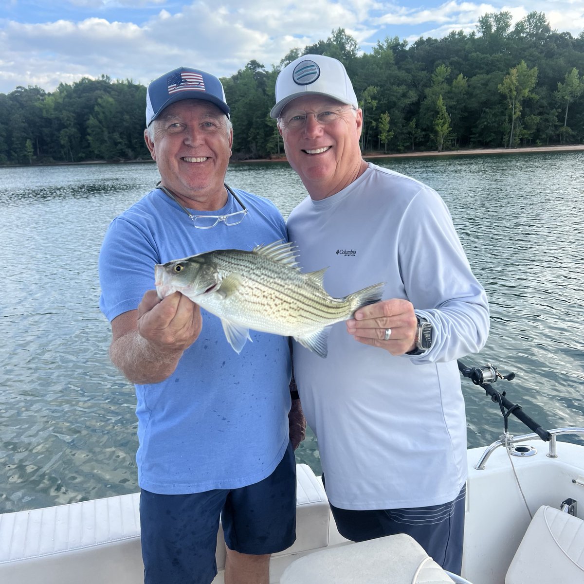 KatieRepole's tweet image. Clemson is a special place because of people like @TheHatDean! Thanks for a great morning out on the water!