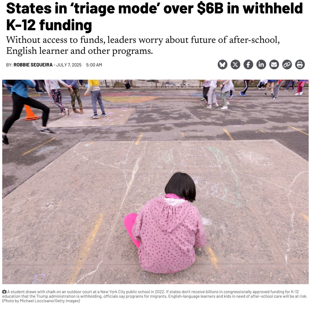 JimGBoyle's tweet image. $6.8B in money for migrant education, school breakfast, adult literacy and English language acquisition, classroom repairs, teaching assistants and much more has been sequestered by the U.S. Education Department. Approximately $730M for Texas public schools is no longer available…