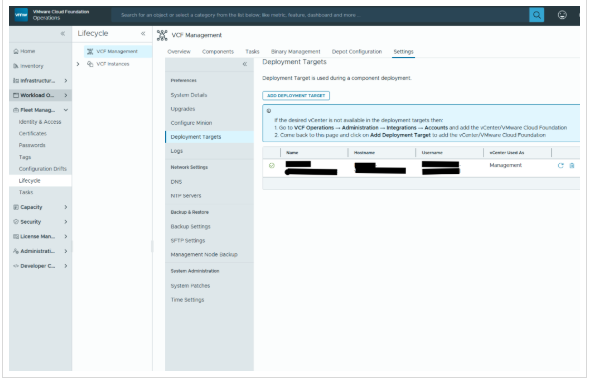 VCF Ops, Lifecycle and Deployment Targets _ ifitisnotbroken.wordpress.com dy.si/ZmjoH