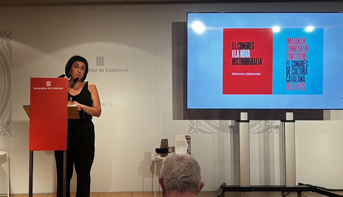 FundacioCCC's tweet image. Premi Ferran Soldevila @palaurobert
🎙️escolten a Mariona Lladonosa: “El Congrés i la nova historiografia”, una mirada als canvis de perspectiva que va impulsar l’Àmbit d’Història del #CongrésCulturaCatalana
Una reflexió profunda sobre com entenem i relatem la nostra història!